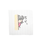 まるまるちゃん 手書き日常スタンプ（個別スタンプ：34）