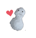 家もんすたんぷ雪だるま（個別スタンプ：8）