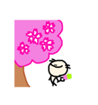 あきおくん(ウーパールーパー)のお花畑（個別スタンプ：2）