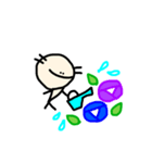 あきおくん(ウーパールーパー)のお花畑（個別スタンプ：5）