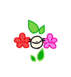 あきおくん(ウーパールーパー)のお花畑（個別スタンプ：8）