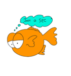 金魚レジー（個別スタンプ：7）