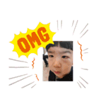 AO4 顔で表現シリーズ（個別スタンプ：23）