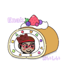 rika_diary_sticker☆Indonesia☆Japan☆（個別スタンプ：3）