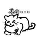 へんな墨絵ねこ（個別スタンプ：15）
