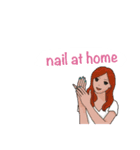 nail at homeのスタンプ（個別スタンプ：2）