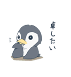 卓がしたいペンギン（個別スタンプ：1）