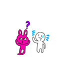ピナチル・ピナウル×ウサチル（個別スタンプ：3）