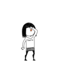 動きがうるさい はるちゃん（個別スタンプ：9）