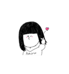 動きがうるさい はるちゃん（個別スタンプ：25）