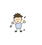 ぼくくんとわたしちゃん（個別スタンプ：1）