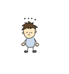 ぼくくんとわたしちゃん（個別スタンプ：4）