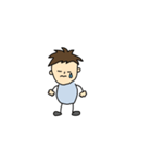 ぼくくんとわたしちゃん（個別スタンプ：8）