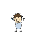 ぼくくんとわたしちゃん（個別スタンプ：9）