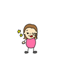 ぼくくんとわたしちゃん（個別スタンプ：21）
