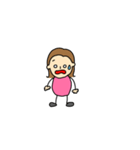 ぼくくんとわたしちゃん（個別スタンプ：22）