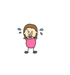 ぼくくんとわたしちゃん（個別スタンプ：24）