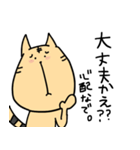 幡多弁を喋るとらねこちゃん（個別スタンプ：15）