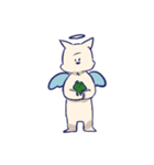 てんしくんとカエルくん（個別スタンプ：27）