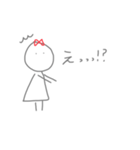 ゆる棒娘❷（個別スタンプ：3）