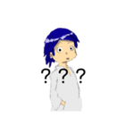 青髪くんスタンプ（個別スタンプ：2）