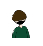 量産マッシュ下まつ毛長め（個別スタンプ：10）