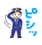 平和な町のおまわりさん（個別スタンプ：9）