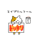 1年を通して使えるねこスタンプ（個別スタンプ：6）