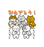 1年を通して使えるねこスタンプ（個別スタンプ：24）