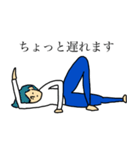 アクロバット喜怒哀楽ガール（個別スタンプ：37）