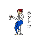 アクロバット喜怒哀楽ガール（個別スタンプ：38）