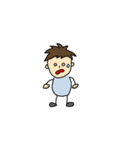 ぼくくん、わたしちゃん（個別スタンプ：11）