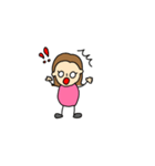 ぼくくん、わたしちゃん（個別スタンプ：25）