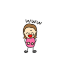 ぼくくん、わたしちゃん（個別スタンプ：27）