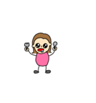 ぼくくん、わたしちゃん（個別スタンプ：33）