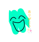 塗り絵くんで一言。（個別スタンプ：14）