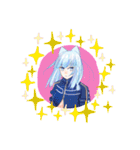 VTuber 月山ちせ＆チカゲ  その2（個別スタンプ：4）