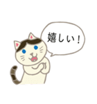 見やすい猫いろいろスタンプ【春】（個別スタンプ：18）