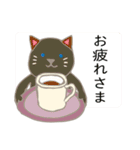 見やすい猫いろいろスタンプ【春】（個別スタンプ：21）
