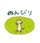 見やすい猫いろいろスタンプ【春】（個別スタンプ：36）