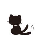 黒猫のスタンプ（English）3（個別スタンプ：10）