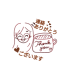 お豆なコーヒー（個別スタンプ：35）