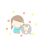 ハリネズミとおんなのこ 2（個別スタンプ：8）