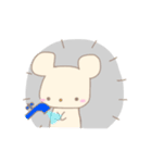 ハリネズミとおんなのこ 2（個別スタンプ：19）