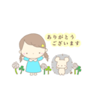 ハリネズミとおんなのこ 2（個別スタンプ：21）