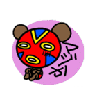 クマスクマンあらわる（個別スタンプ：24）