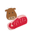 腹ペコお肉♪（個別スタンプ：3）