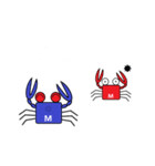 かにさんカップルスタンプ（個別スタンプ：29）
