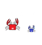かにさんカップルスタンプ（個別スタンプ：33）