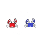 かにさんカップルスタンプ（個別スタンプ：34）